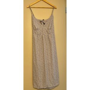 Plus Size Tie Back Midi Dress 2X